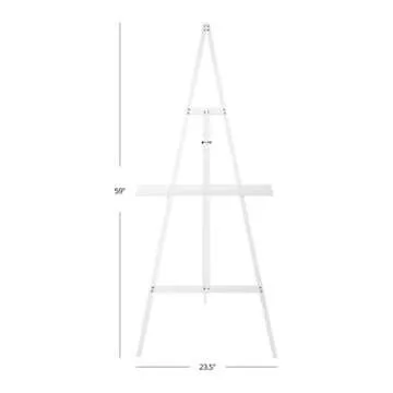 Koyal Wholesale Large Clear Adjustable Acrylic Modern Easel Stand, Lucite Easel Display, Easel Sign Holder Stand