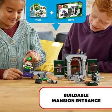 LEGO Super Mario Luigi’s Mansion Entryway Expansion Set 71399 Building Kit; Collectible Toy for Kids Aged 7 and up (504 Pieces)