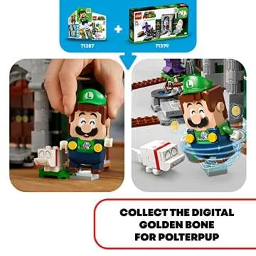 LEGO Super Mario Luigi’s Mansion Entryway Expansion Set 71399 Building Kit; Collectible Toy for Kids Aged 7 and up (504 Pieces)