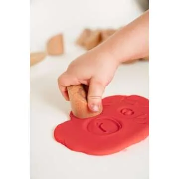 Alphabet Playdough Stamps for Kids - Lowercase Learning Fun