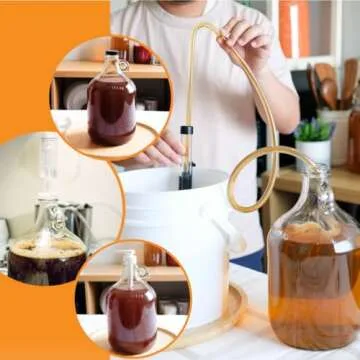 Premium FastRack 1 Gallon Glass Wine Fermenter