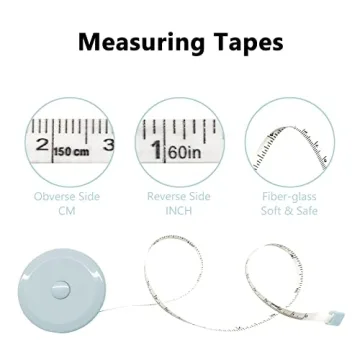 GDMINLO Retractable Tape Measure Set for Sewing & Tailoring