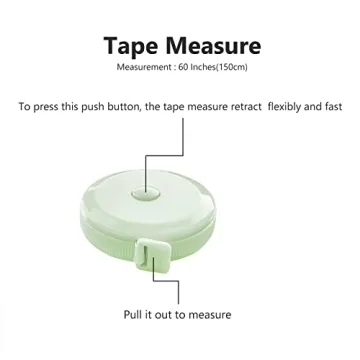 GDMINLO Retractable Tape Measure Set for Sewing & Tailoring