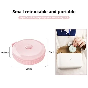 GDMINLO Retractable Tape Measure Set for Sewing & Tailoring