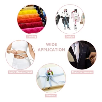 GDMINLO Retractable Tape Measure Set for Sewing & Tailoring