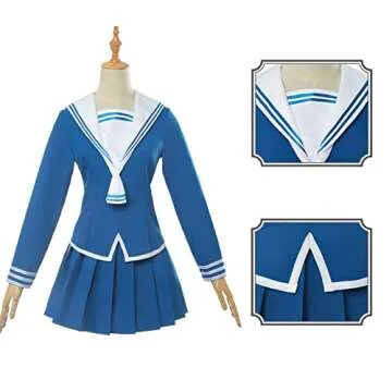 LTAKK Tohru Honda Cosplay Outfit Fruits Basket Sailor Dress Anime Women Japanese School Uniform, Large