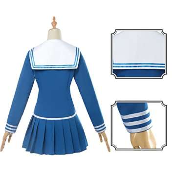 LTAKK Tohru Honda Cosplay Outfit Fruits Basket Sailor Dress Anime Women Japanese School Uniform, Large