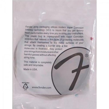 Fender 80/20 Bronze Acoustic Guitar Strings Bright Clear Tones