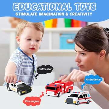 Bath Toys for Kids Ages 1-3, Car No Hole Bath Toys Toddlers 2-4 Baby Bath Toys, Beach Pool Bathtub Water Toy, Small Gifts for 1-3 Year Old Boy Toys Sensory Pretend Creativity Play