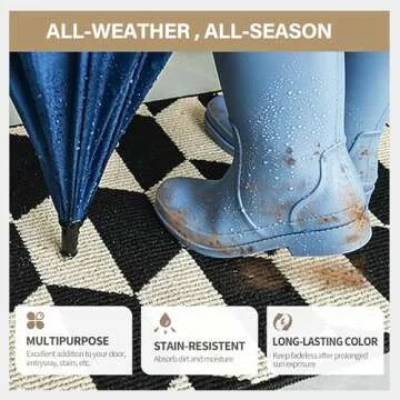 GRANNY SAYS Non-Slip Indoor Doormat for Clean Living