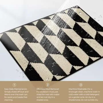 GRANNY SAYS Non-Slip Indoor Doormat for Clean Living