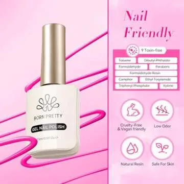 Born Pretty Neon Pink Gel Nail Polish for Stunning Nail Art