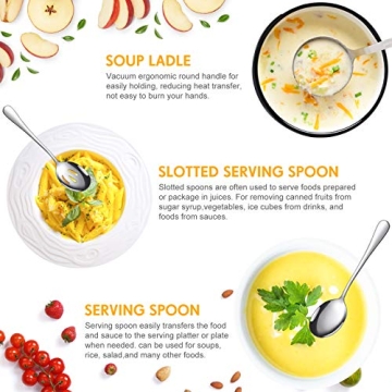 10-Piece Stainless Steel Serving Utensil Set for Every Occasion