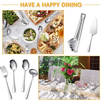 10-Piece Stainless Steel Serving Utensil Set for Every Occasion