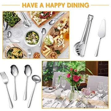 10-Piece Stainless Steel Serving Utensil Set for Every Occasion