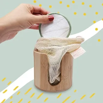 MUEROSA Reusable Bamboo Makeup Remover Pads Set - Eco-Friendly