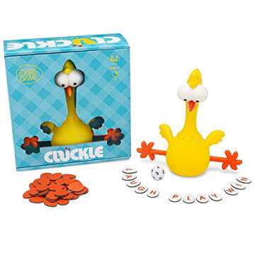 Big G Creative: Cluckle Free Range Word Game, 2-6 Players, Ages 7+, 15 Minute Gameplay, Multi