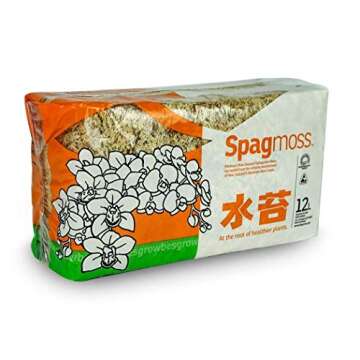 Sphagnum Moss 12 Liters New Zealand AAA Grade 150 Gram Bale