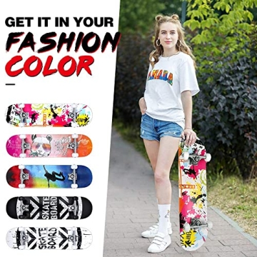 BELEEV Complete 31 Inch Skateboard for All Ages