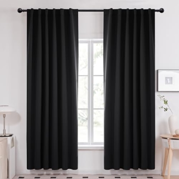 Deconovo Blackout Curtains 84" - Ultimate Room Darkening & Thermal Insulation