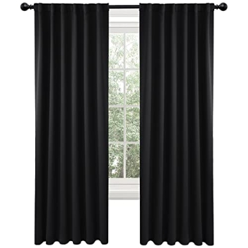 Deconovo Blackout Curtains 84 Inch Room Darkening Thermal Insulation