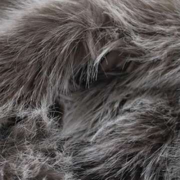 Amazhiyu Women's Stylish Faux Fur Cropped Winter Coat