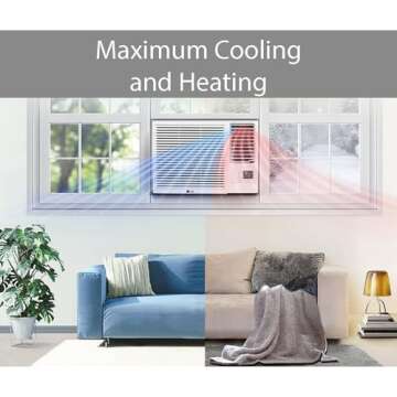 LG Smart Wi-Fi 12,200 BTU Air Conditioner for Perfect Cooling
