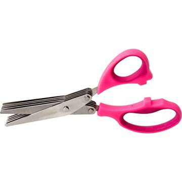 American Crafts 8 Inch Pink Fringe Scissors