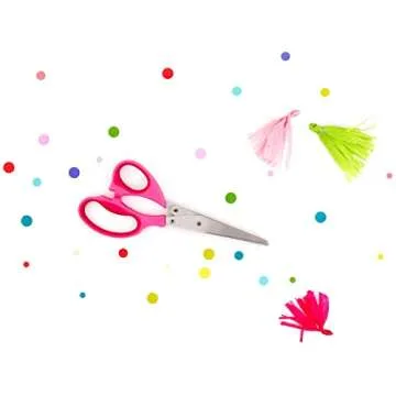 American Crafts 8 Inch Pink Fringe Scissors