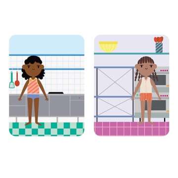 Mudpuppy I Can Be... A Chef! Magnetic Play Set from, Includes 2 Brightly Illustrated Background Scenes and 40+ Mix and Match Magnets, Perfect for Travel Activities on The Go!, Ages 4+