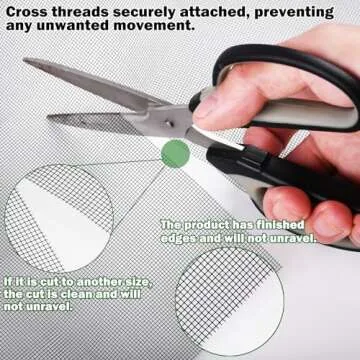 Abimars Thicker Garden Mesh Netting, 10’ x 16.5’ Ultra Fine Black Plant Row Covers for Vegetables Plants Fruits Flowers Protection, Nano PPT, Shading Rate 30%