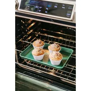 The Silicone Kitchen Reusable JUMBO Silicone Baking Cup, Non-Toxic, BPA Free, Dishwasher Safe, Jumbo, 12 Pack, White Blue Green