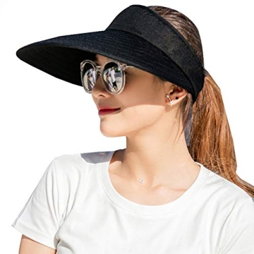 Sun Visor Hats Large Brim UV Protection for Summer Fun