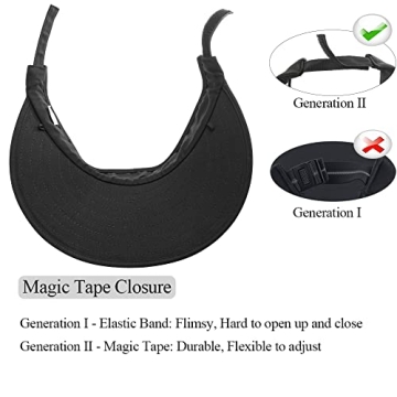 Sun Visor Hats Large Brim UV Protection for Summer Fun