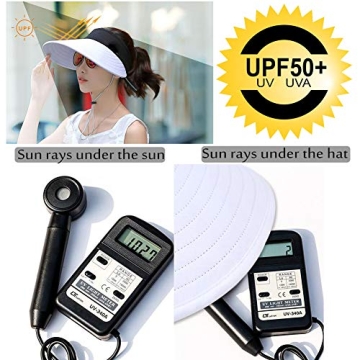 Sun Visor Hats Large Brim UV Protection for Summer Fun