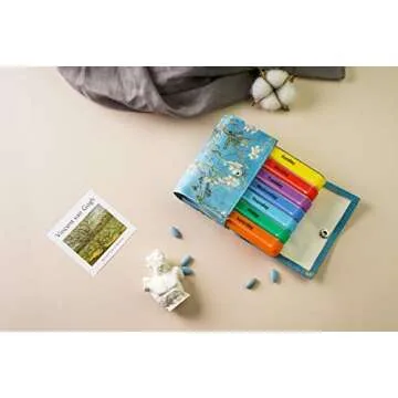 Pill Organizer,LIZIMANDU Weekly Travel Pill Case Box Medication Reminder Daily AM PM, Day Night 7 Compartments,for 4 Times A Day, 7 Days a Week-Includes Leather PU Carrying Case(Peach Blossom)