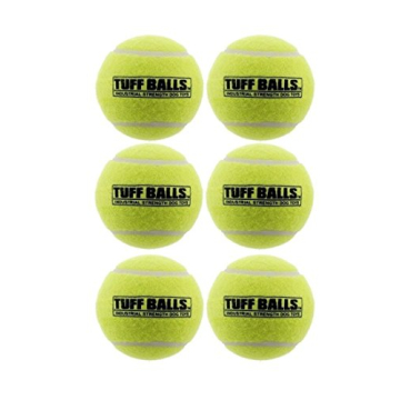 PetSport Yellow Tennis Ball Dog Toys | 6 Pack Small (1.8") Pet Safe Durable Felt & Rubber Junior Tuf...