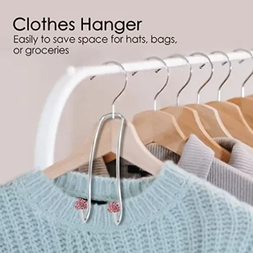 Chic Pink Car Hooks for Stylish Women - 2 Durable Heavy-duty Hangers