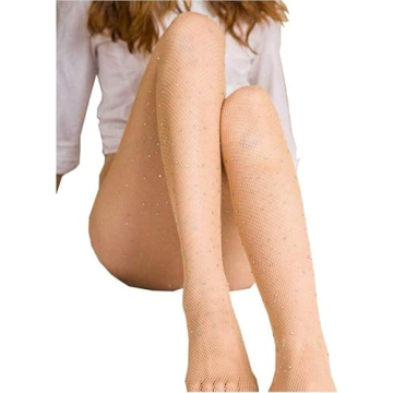 Rhinestone Fishnet Tights for Stylish Parties