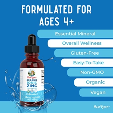MaryRuth's Ionic Zinc Drops for Immune Support & Wellness