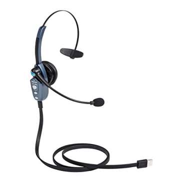 BlueParrott B250-XTS Bluetooth Headset - Noise Cancelling, Versatile