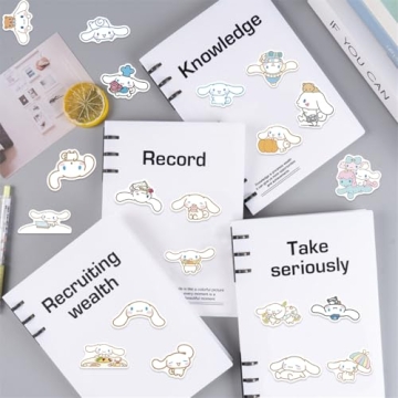 50Pcs Cartoon Dog Sanrio Character Stickers for Crafting