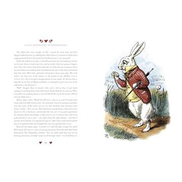 Alice's Adventures in Wonderland and Through the Looking Glass: With Illustrations by Sir John Tenniel (Arcturus Deluxe Children's Classics)