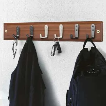 Heavy Duty IBERDE Wall Hooks for Stylish Home Organization