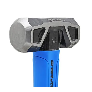 3lb REAL STEEL Sledge Hammer for Reliable Striking Power