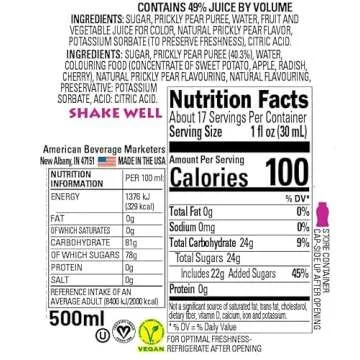 Prickly Pear Reàl Infused Syrup for Cocktails and Desserts