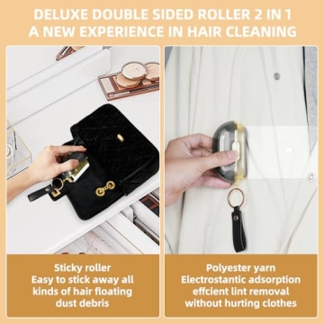 Portable Lint Roller for Pets - Travel-Ready and Reusable