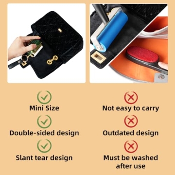 Portable Lint Roller for Pets - Travel-Ready and Reusable