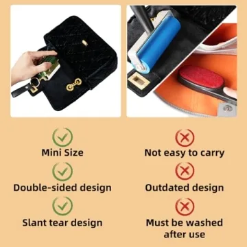 Portable Lint Roller for Pets - Travel-Ready and Reusable