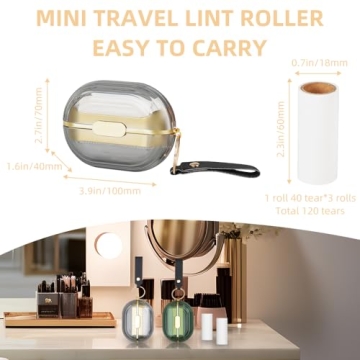 Portable Lint Roller for Pets - Travel-Ready and Reusable